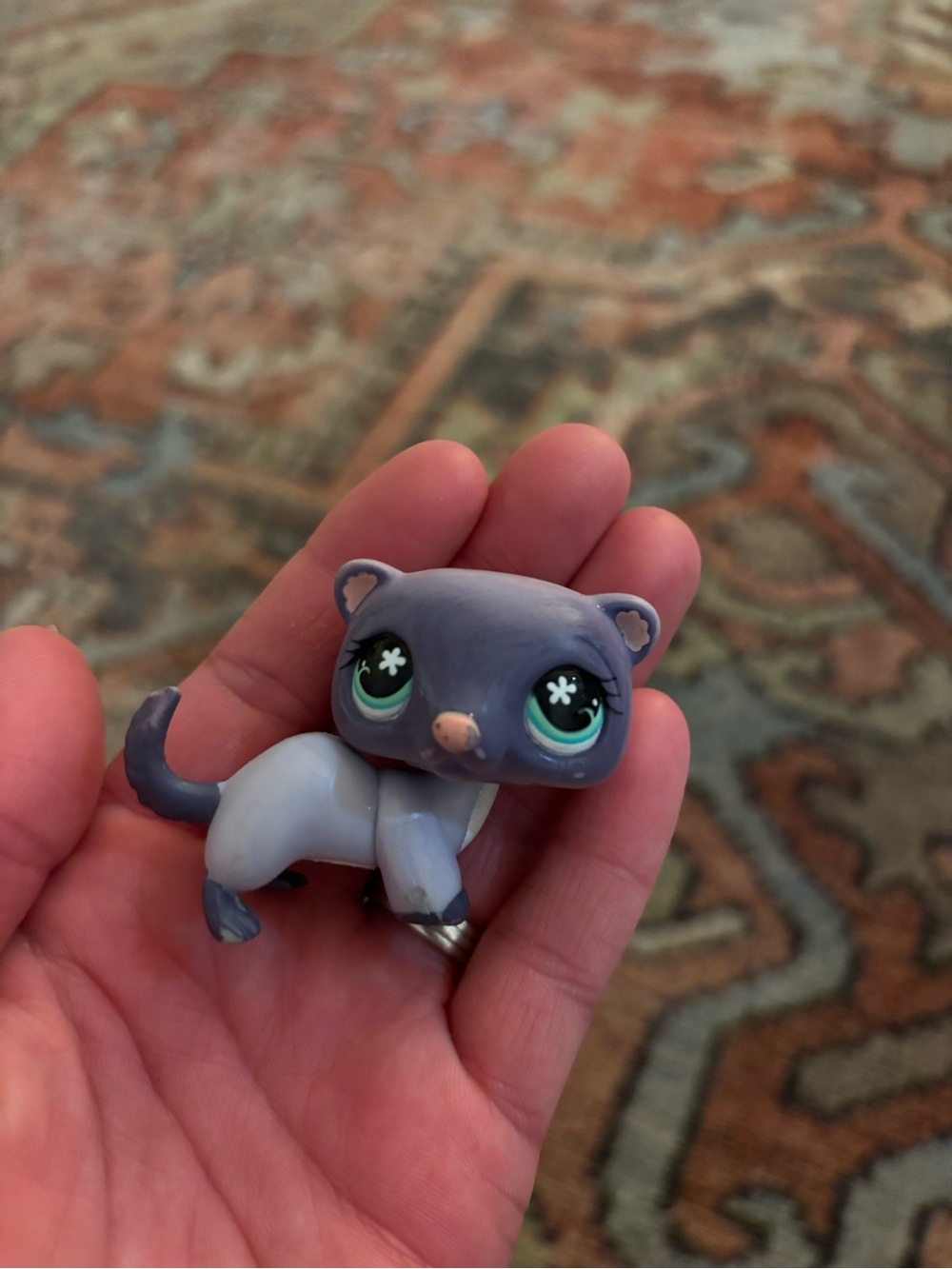 Littlest Pet Shop Purple Ferret 482